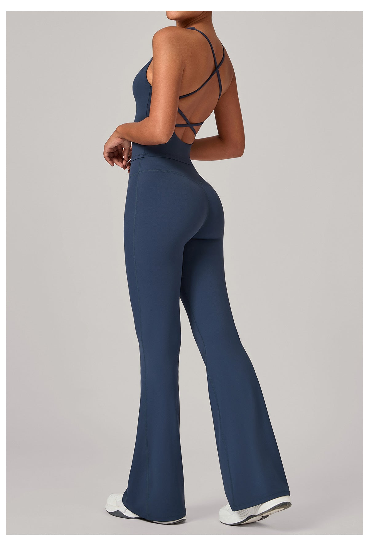 Jewel Cross Flare Empress Bodysuit