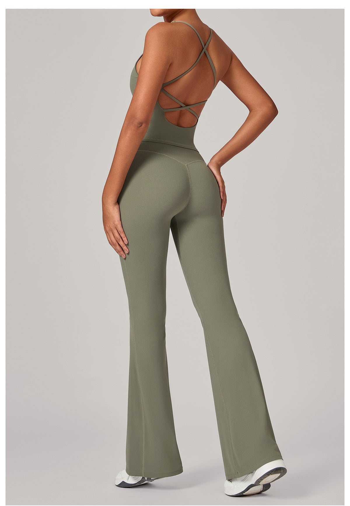 Jewel Cross Flare Empress Bodysuit