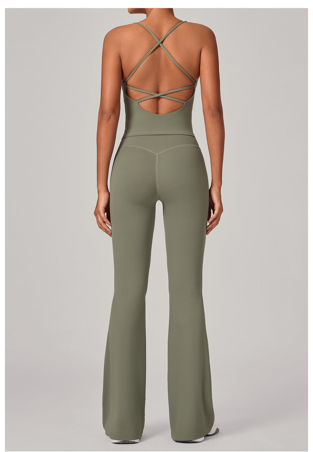 Jewel Cross Flare Empress Bodysuit