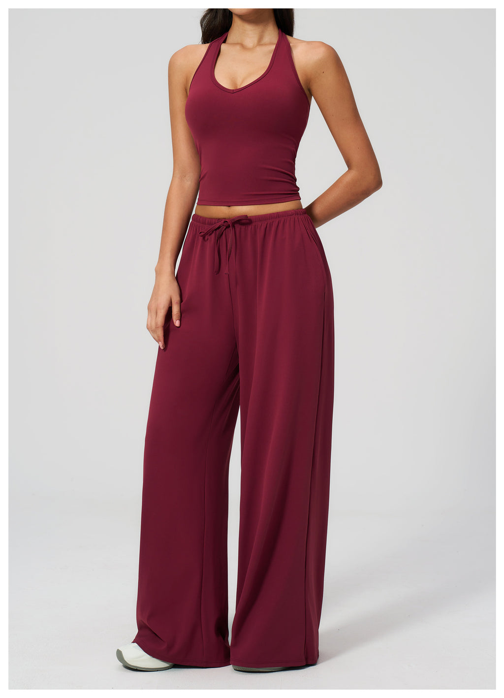 Wide-Leg Two-Piece Set