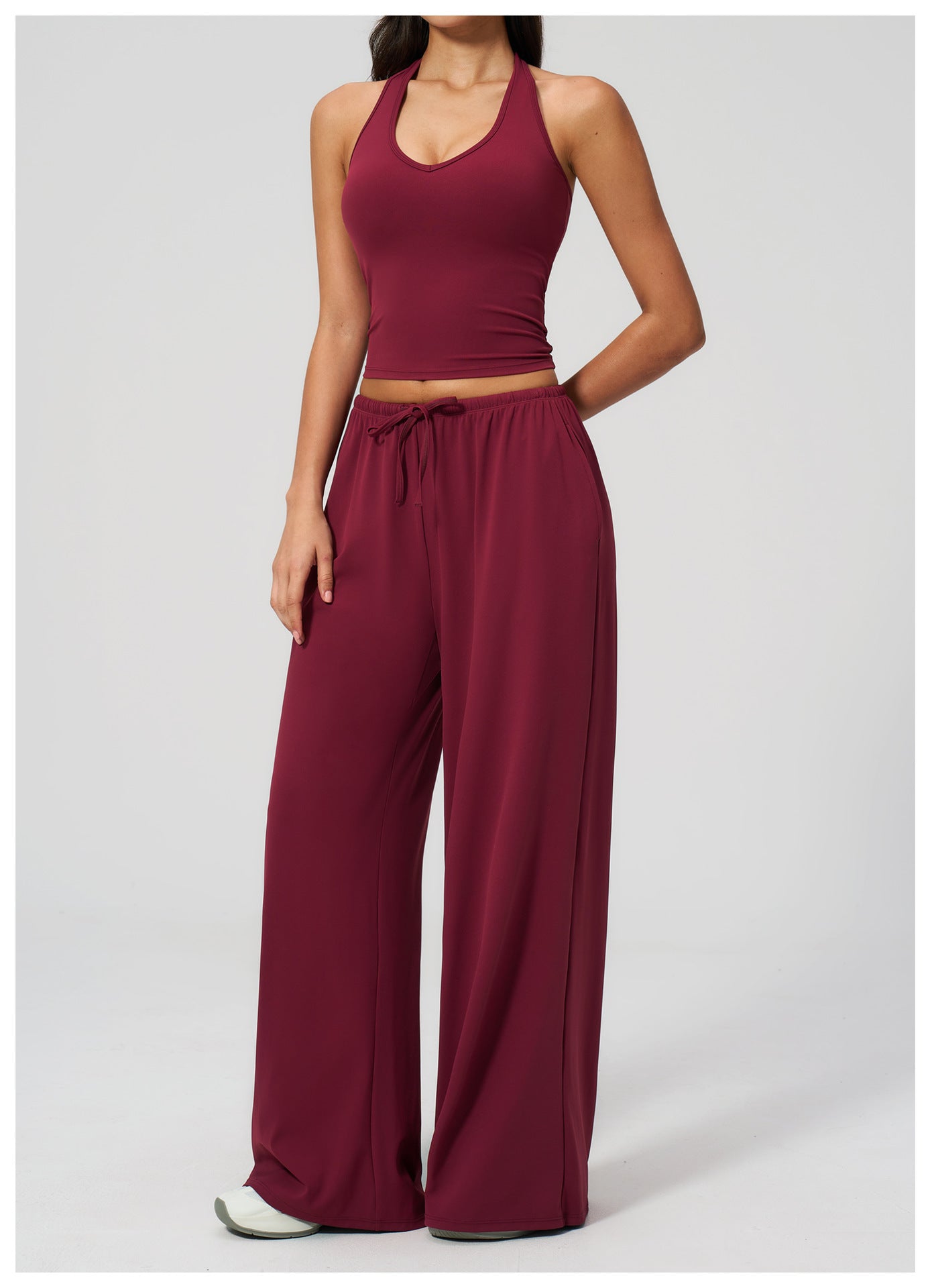 Wide-Leg Two-Piece Set
