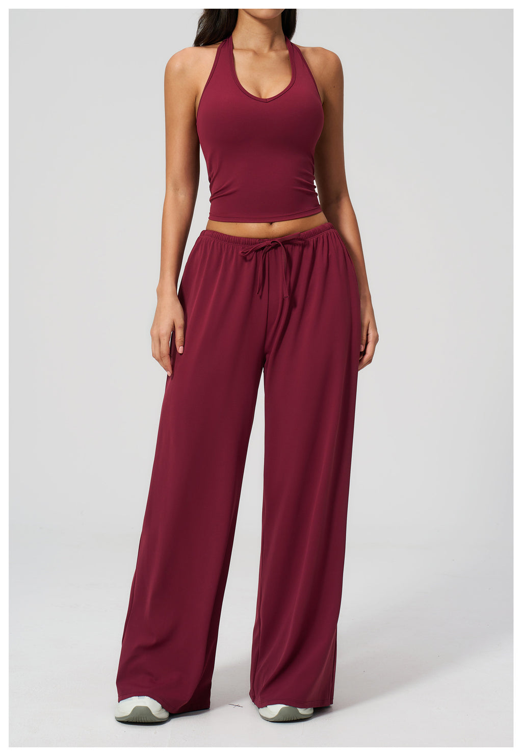 Wide-Leg Two-Piece Set