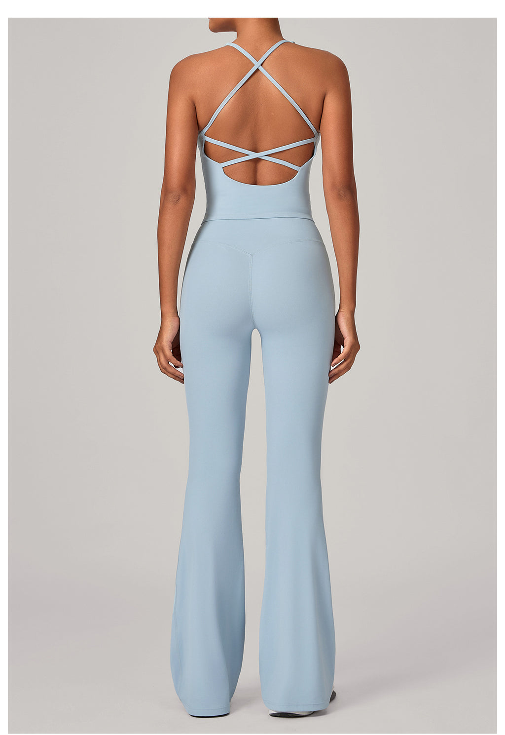 Jewel Cross Flare Empress Bodysuit