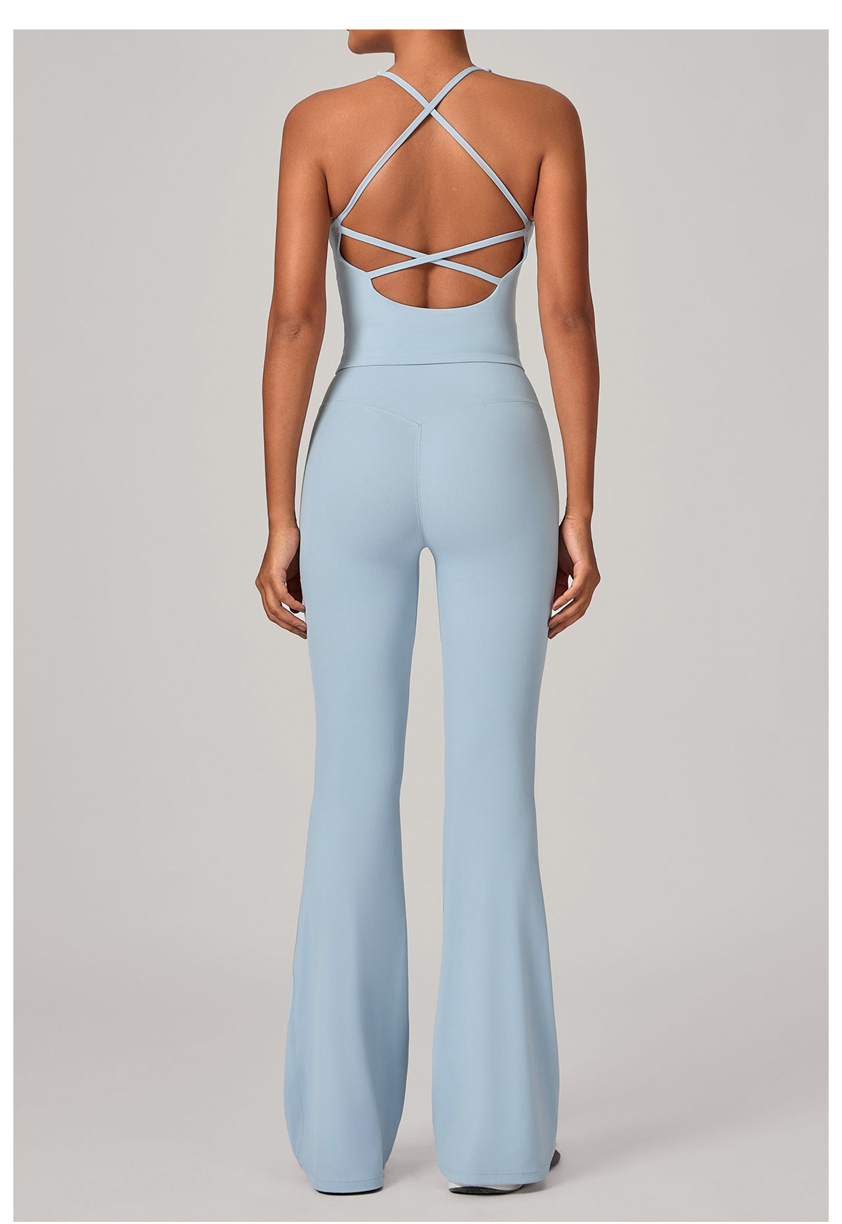 Jewel Cross Flare Empress Bodysuit