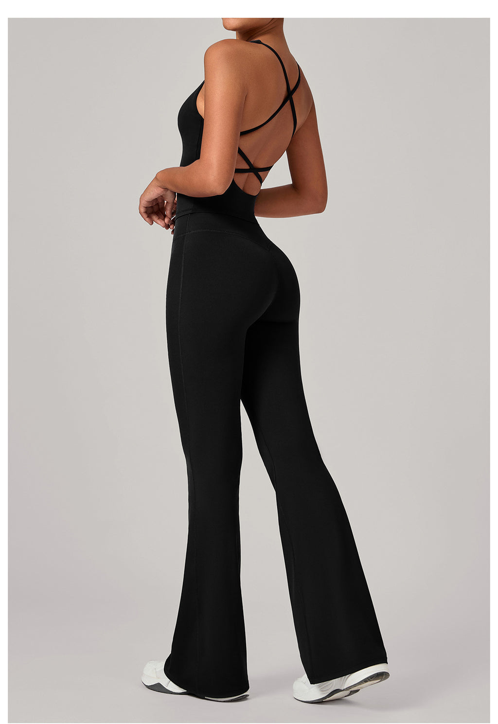 Jewel Cross Flare Empress Bodysuit