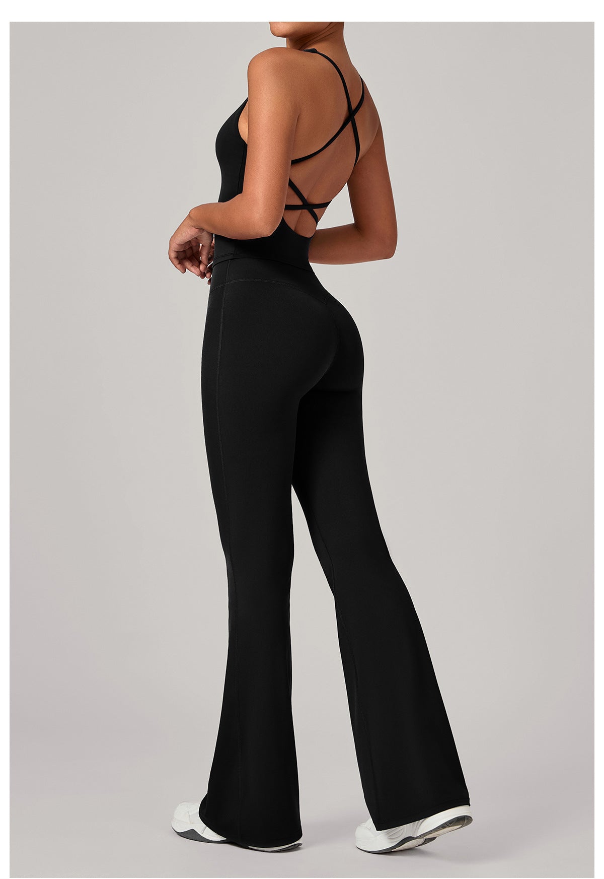 Jewel Cross Flare Empress Bodysuit