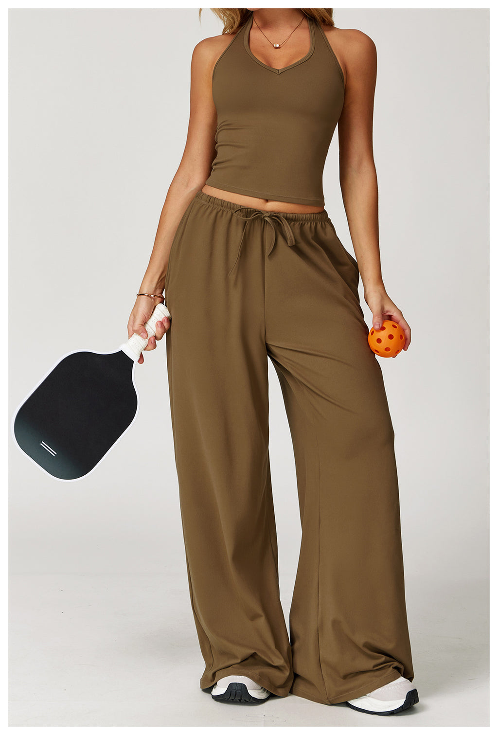 Wide-Leg Two-Piece Set
