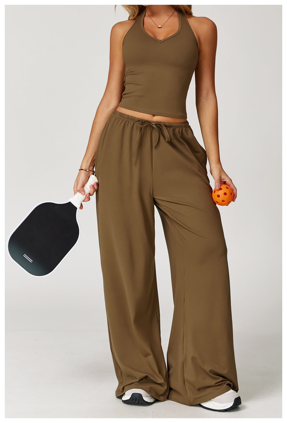 Wide-Leg Two-Piece Set