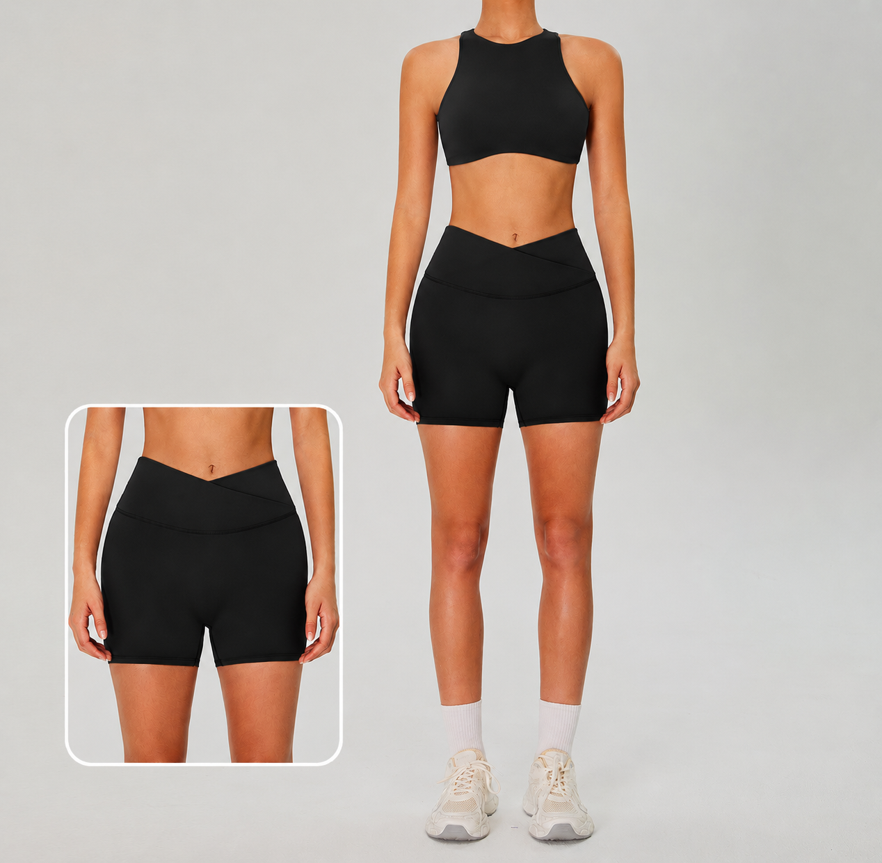 Crossover Power Shorts Set