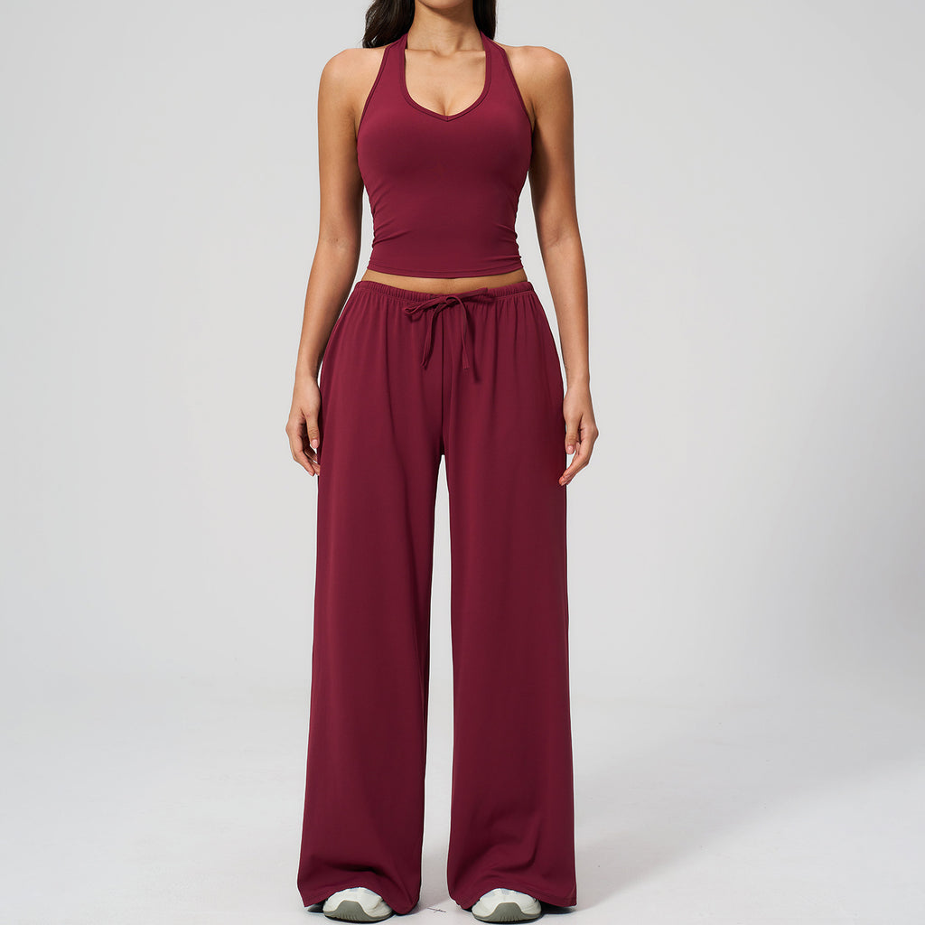 Wide-Leg Two-Piece Set