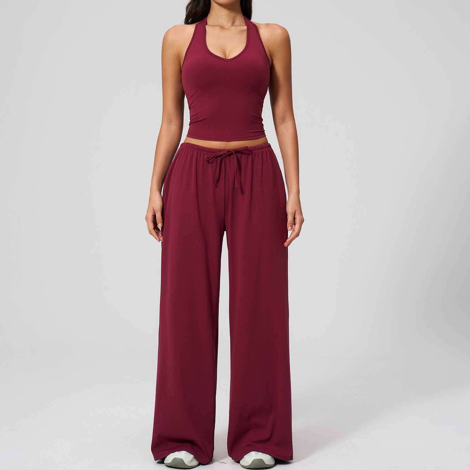 Wide-Leg Two-Piece Set