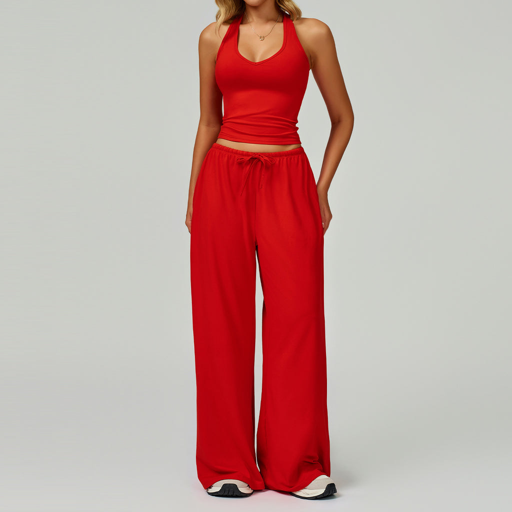 Wide-Leg Two-Piece Set