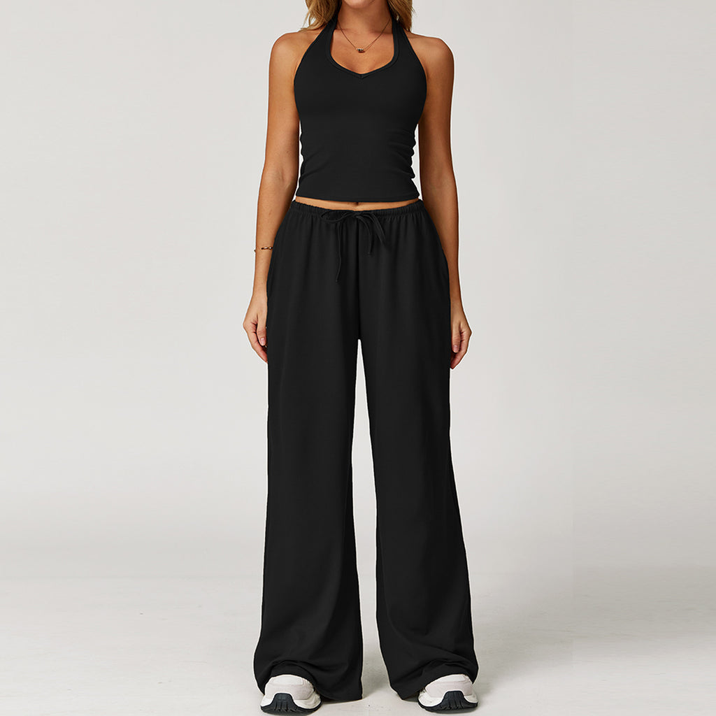 Wide-Leg Two-Piece Set