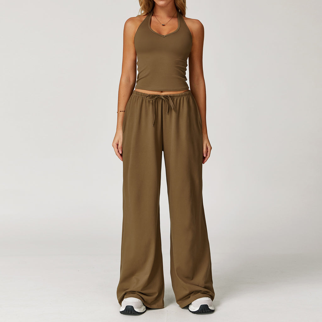Wide-Leg Two-Piece Set